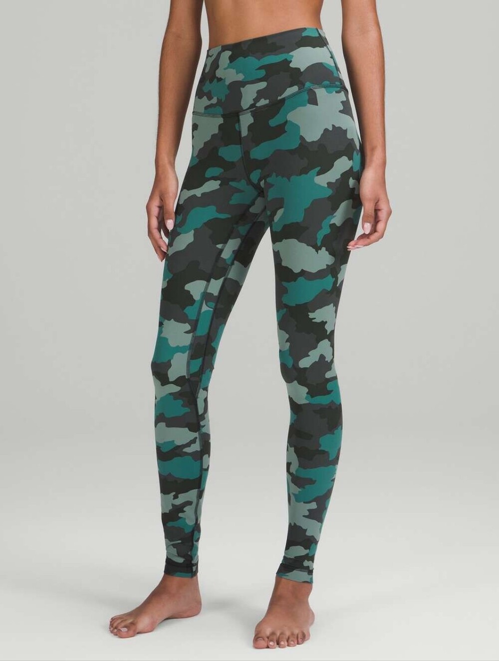 Lululemon Align High-Rise Pants Heritage 365 Camo Tidewater Teal Multi - Size 8